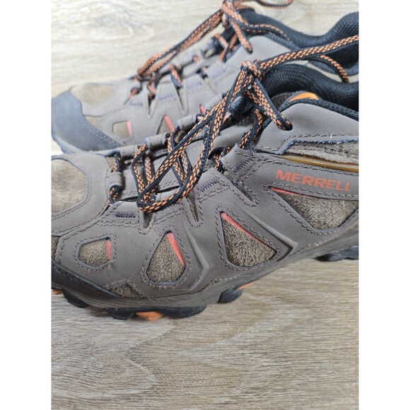 Merrell Dark Earth Moab Low Waterproof Hiking Boots Mens 11 Vibram Soles